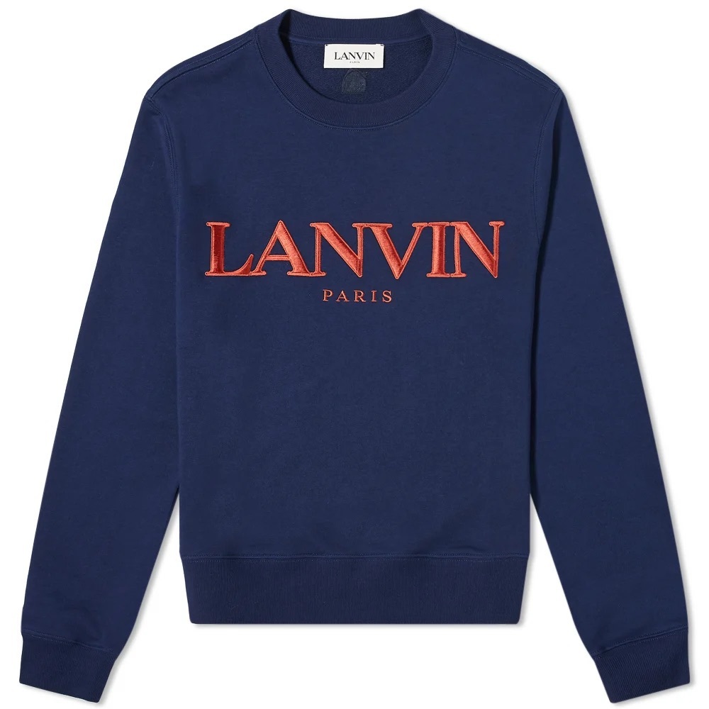 Lanvin Logo Embroidered Crewneck Sweatshirt